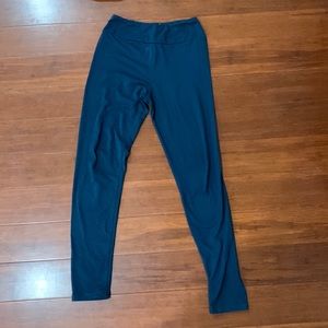 SOLID PEACOCK BLUE TWEEN LULAROE LEGGINGS